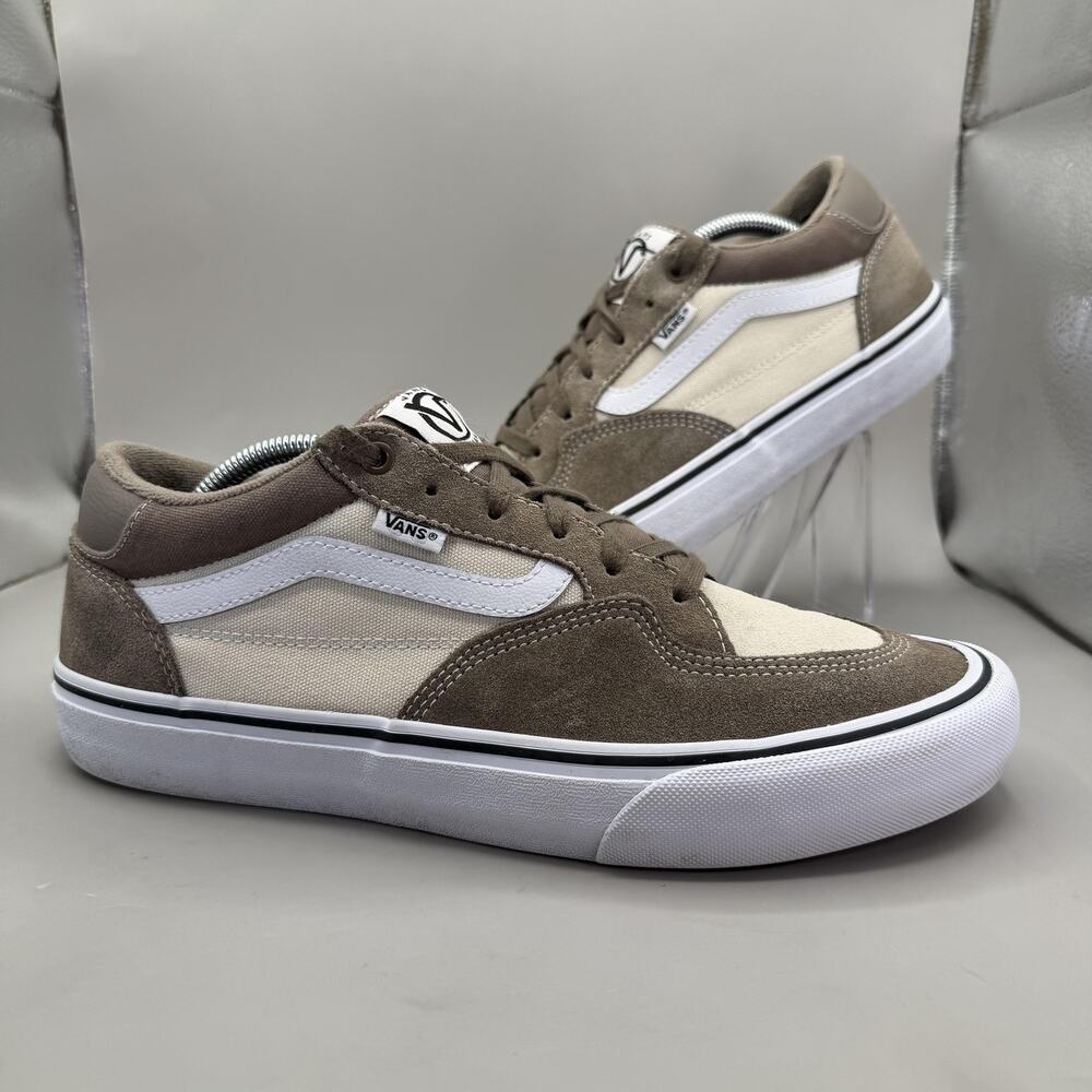 Vans Rowan Skate Shoes Mens 10.5 Walnut Suede ProCush Skateboarding Sneakers